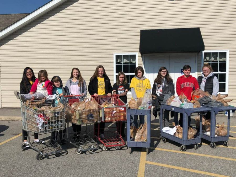 FBLA+Achieves+Goal+of+Giving+Back+with+Canned+Food+Drive