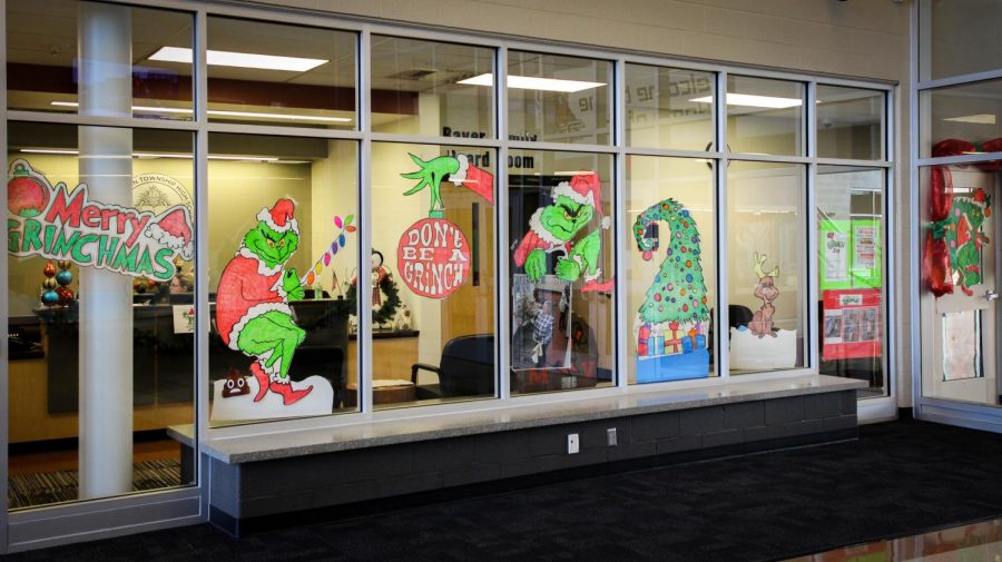 District, Attendance Office spread Christmas cheer