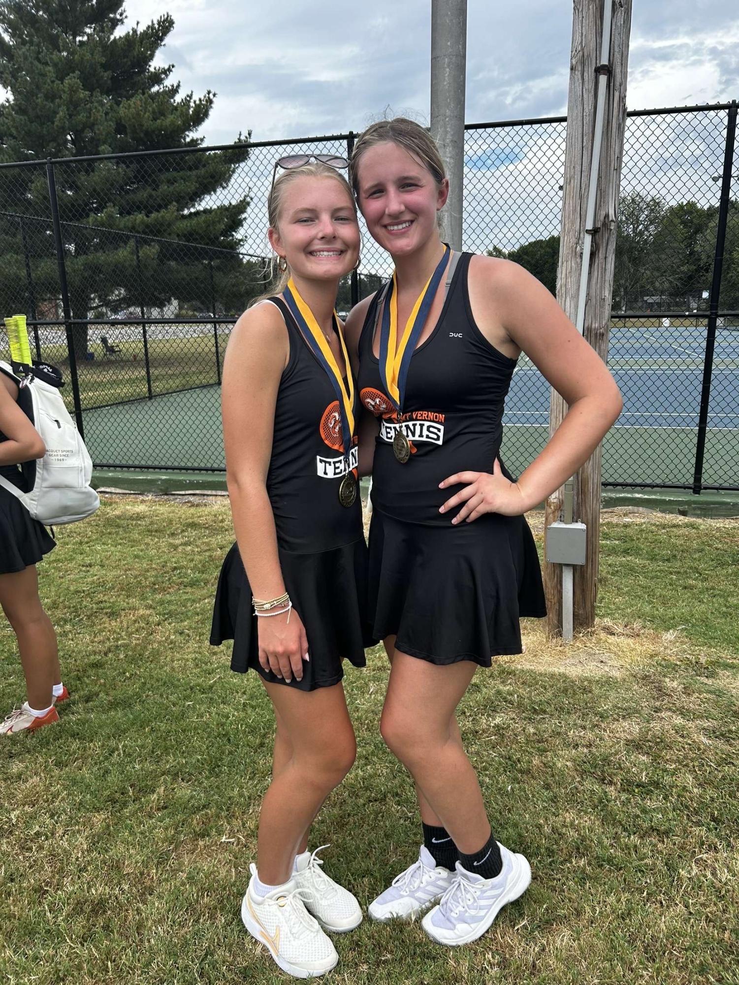 Adams, Tinsley fall short of State as Lady Rams tennis season comes to a close