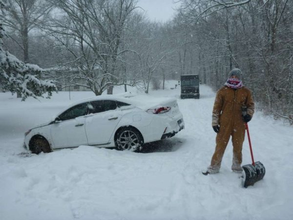 Winter weather grips Mount Vernon