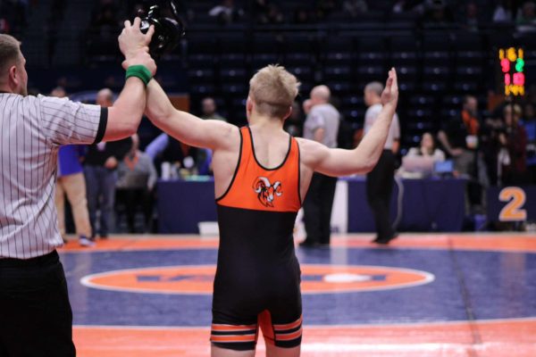 White closes out high school wrestling career